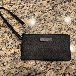 Michael Kors Black Wristlet